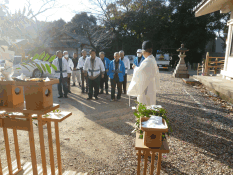 2016年12月17日由緒石碑の地鎮祭